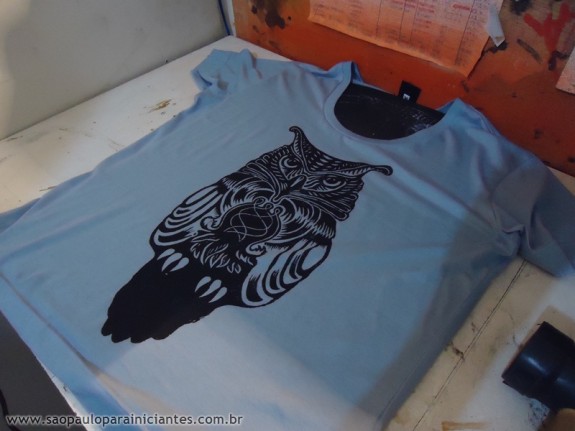 estampa de coruja Xilo Shirt