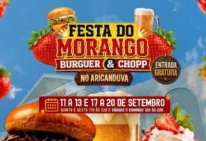Festa do Morango, Burguer & Chopp: Shopping Aricanduva