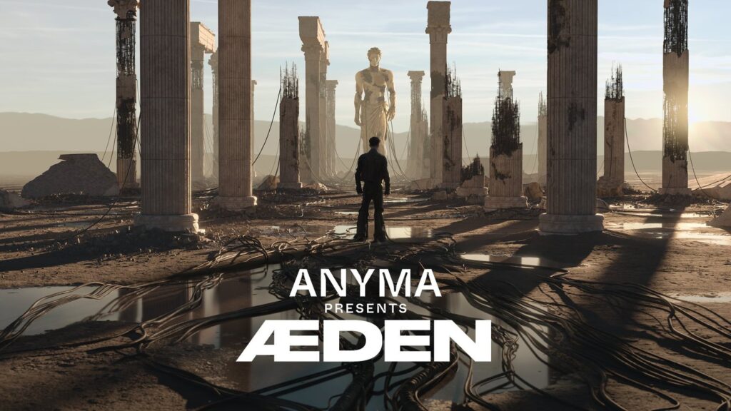 Anyma se apresentando no show ÆDEN em São Paulo