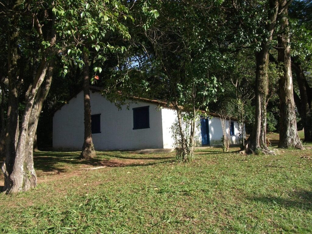Fachada da Casa do Grito no Parque da Independência, São Paulo