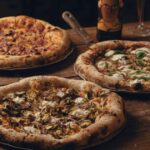 Pizza criativa do Festival de Pizza da Bráz com Chefs internacionais