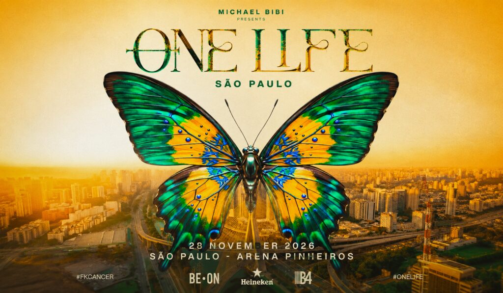 Michael Bibi se apresentando no evento ONE LIFE em São Paulo